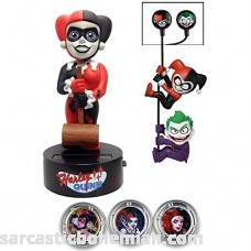 NECA DC Comics Harley Quinn Limited Edition Gift Set Body Knocker Scalers Earbuds & Hubsnaps B01C4ZO74I